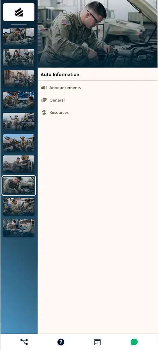 MeritMarch ASVAB prep mobile chat